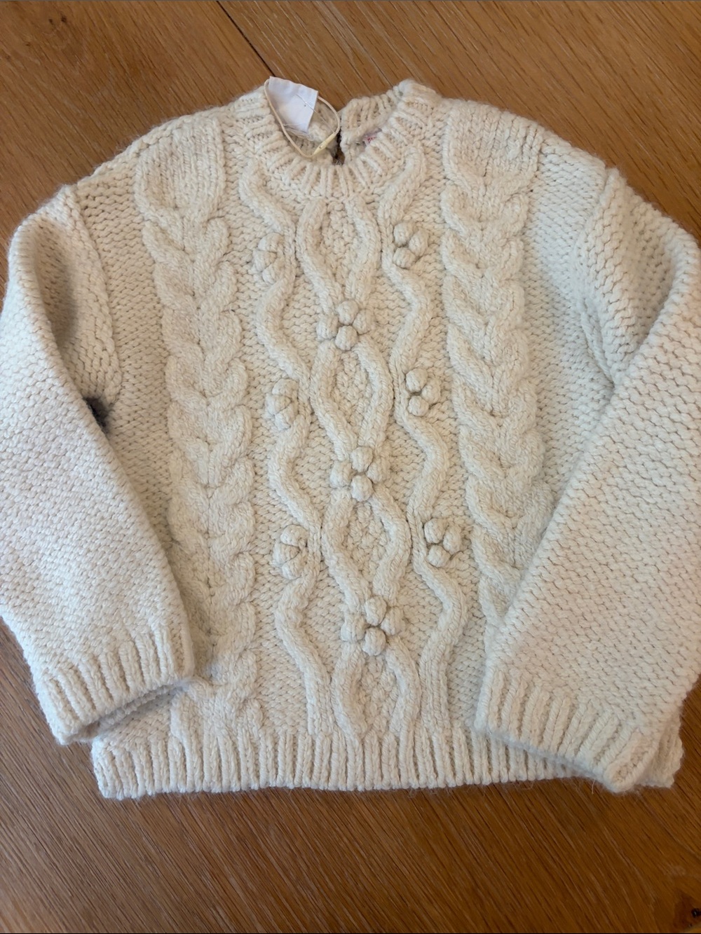 Zara Chunky white sweater